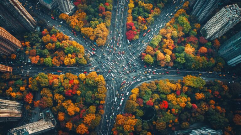 Complex intersection showing challenges to scale AI pilots from development to production deployment