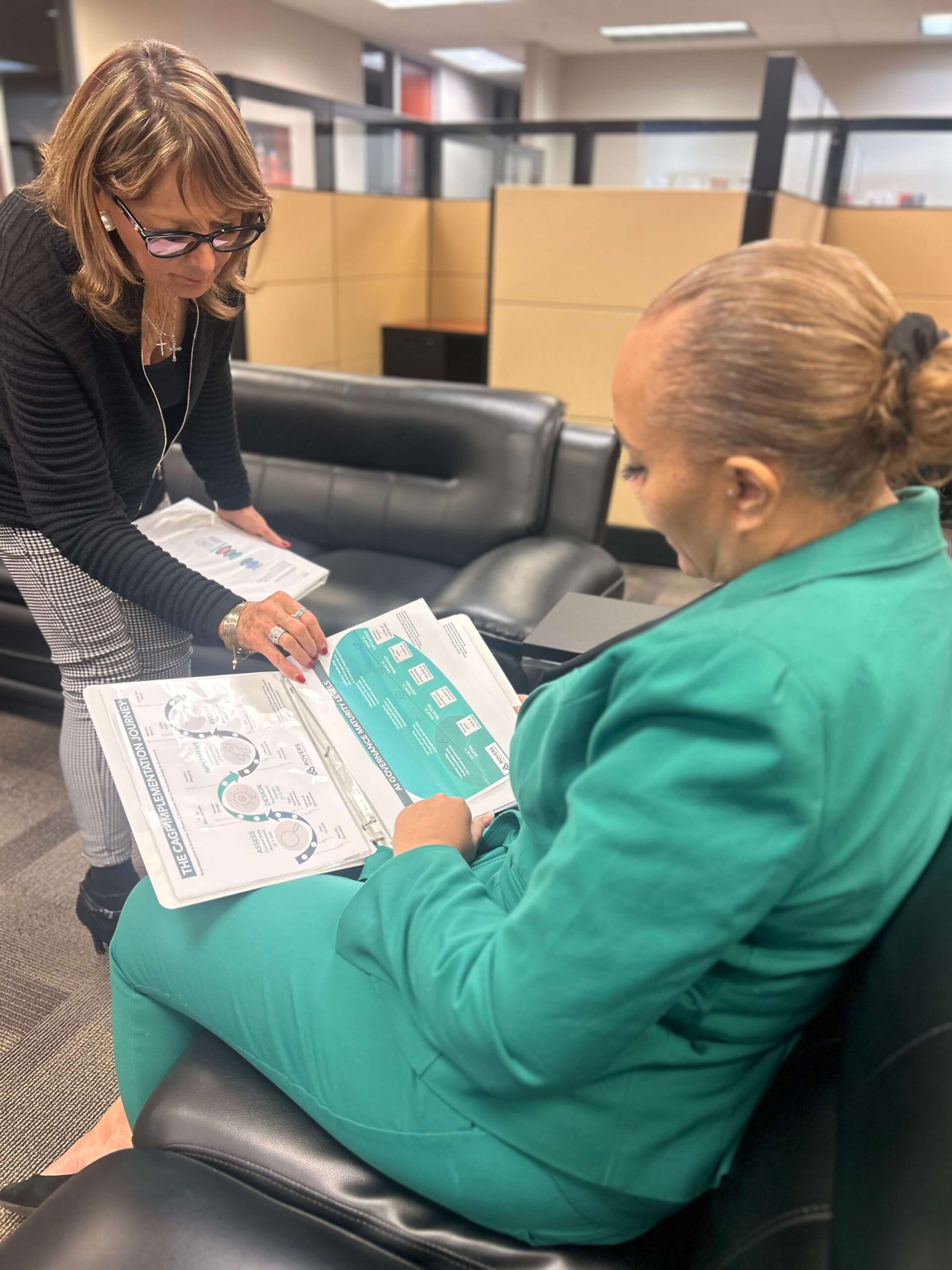 Mid-market CEO navigating AI governance and organizational transformation complexity