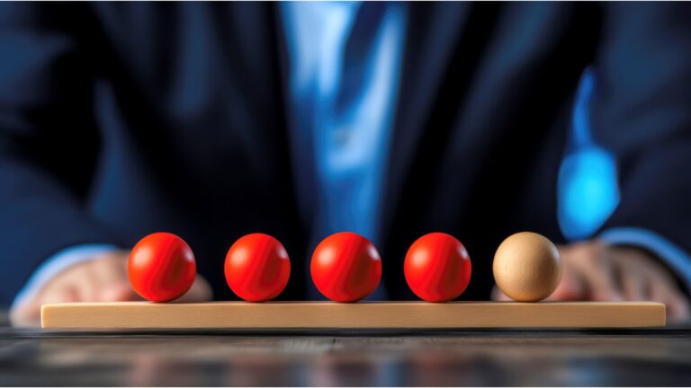 Eight executives around a table representing the AI governance ownership problem Gartner identified